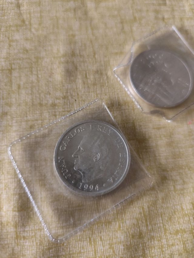Moneda plata España: 2000 pesetas 1994