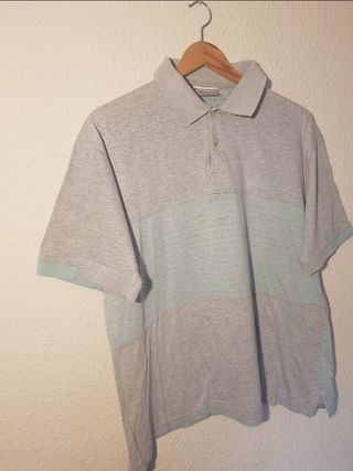 Polo Reebok Vintage talla L Bordado