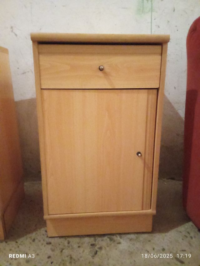 Mesillas de noche - Madera - Beige