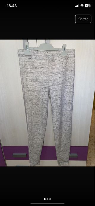 Pantalones chándal grises
