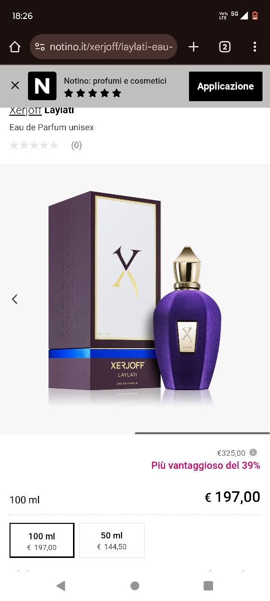 Xerjoff Lailati 100ml - Profumo Unisex