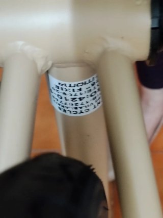 Bicicleta Fixie Elops 500 Amarilla