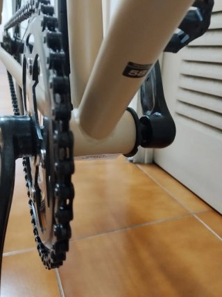 Bicicleta Fixie Elops 500 Amarilla