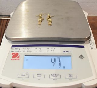 PENDIENTES DE ORO 18K/4.7Gr
