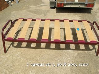 Cama plegable Adimex 90x200