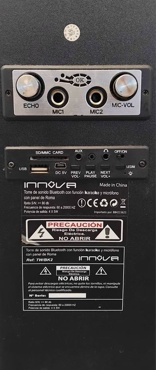 Torre sonido Innova - Altavoz elegante