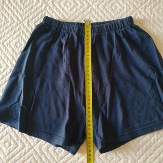 Pantaloncini pigiama cotone blu unisex