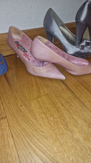 Tacones Mustang rosa