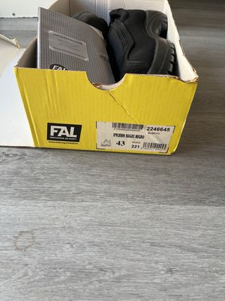 Zapatos seguridad FAL negros