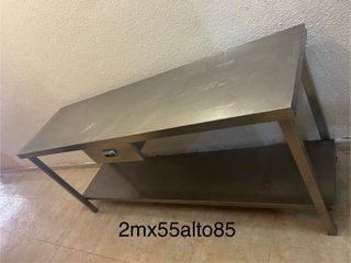 Mesa acero inoxidable