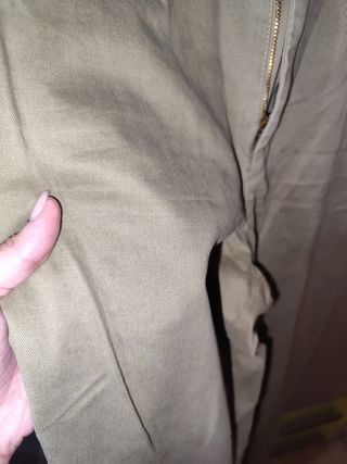 Pantalón traje beige hombre