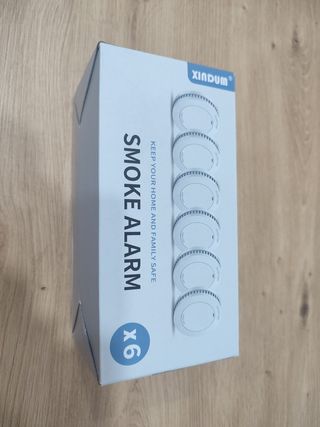 6 Rilevatori Fumo Smokey Alarm- Allarme Incendio