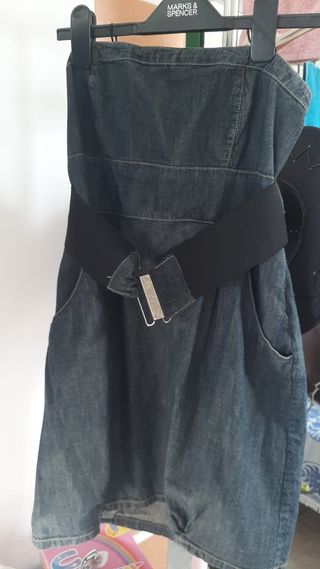 Vestido vaquero Stradivarius