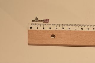 PENDIENTES DE ORO BLANCO 18K/5.0Gr