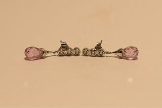 PENDIENTES DE ORO BLANCO 18K/5.0Gr