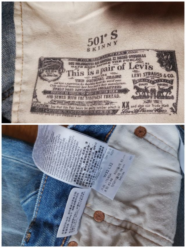 Jeans Levi's 501. W32 L32