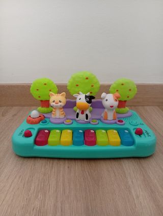 Piano infantil musical con animales