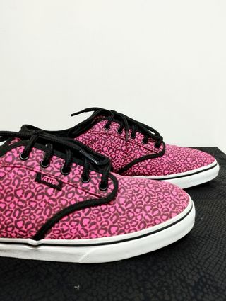 Zapatillas Vans leopardo rosa