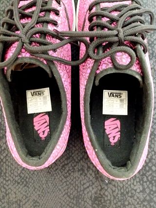 Zapatillas Vans leopardo rosa