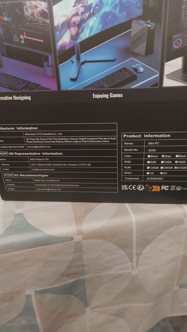 acemagic Mini PC - PC de Escritorio, cambio por ..