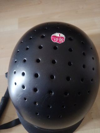 Casco hípica negro talla L (58-61) Decathlon
