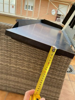 Estantería wengué - Balda de madera