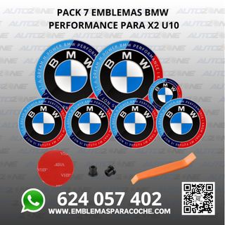 Pack emblemas BMW Performance para X2 U10