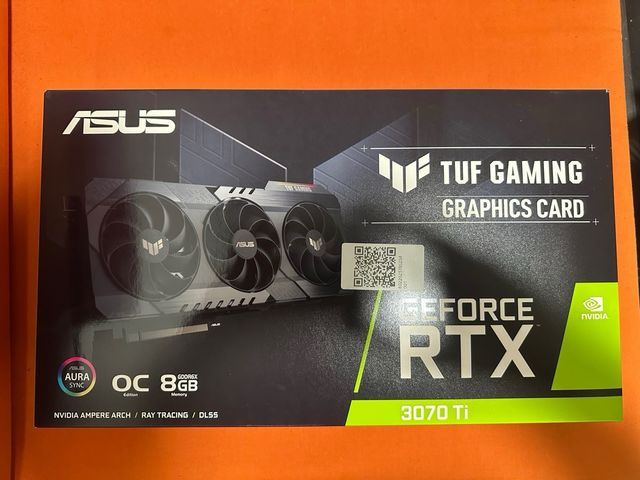 Gráfica ASUS TUF RTX 3070 Ti 8GB