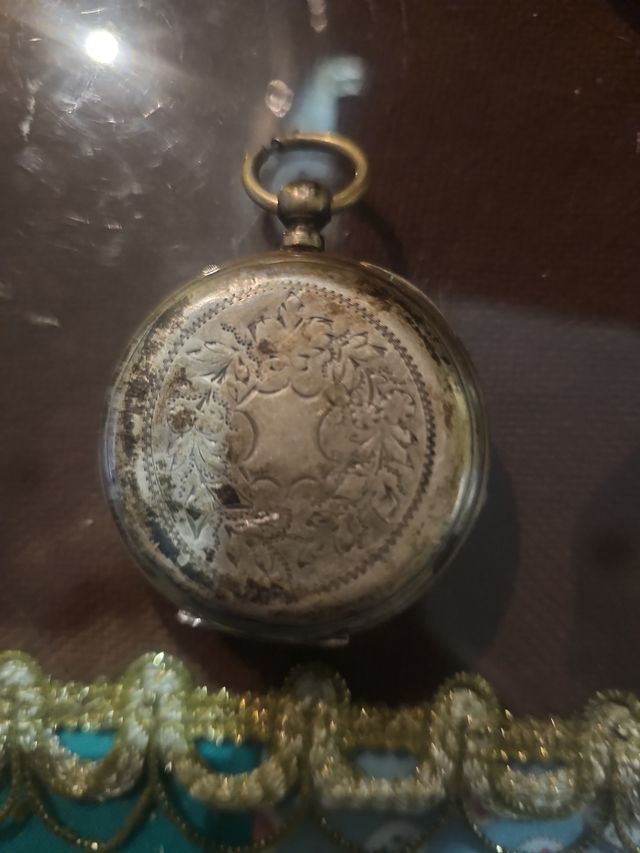 Reloj Bolsillo Genius Vintage Plata