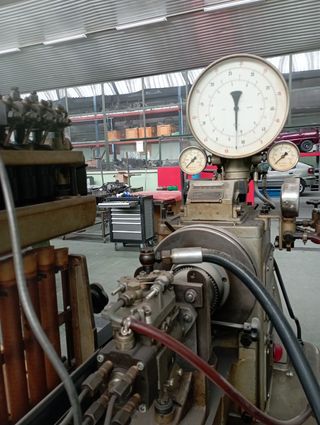 Banco prueba bombas inyectoras diesel Friedman & M