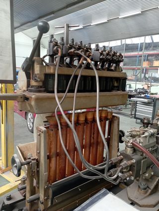 Banco prueba bombas inyectoras diesel Friedman & M