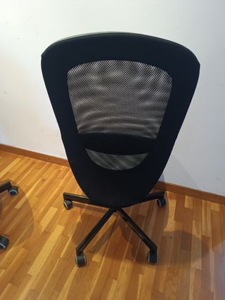 Silla oficina ergonómica gris