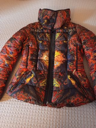 Chaqueta Desigual acolchada multicolor