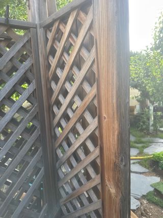 Cenador jardín madera marrón 4x3