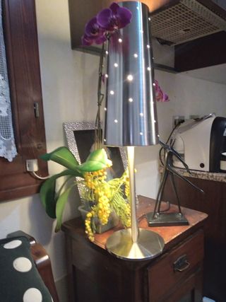 Lampada Ikea metallo argento
