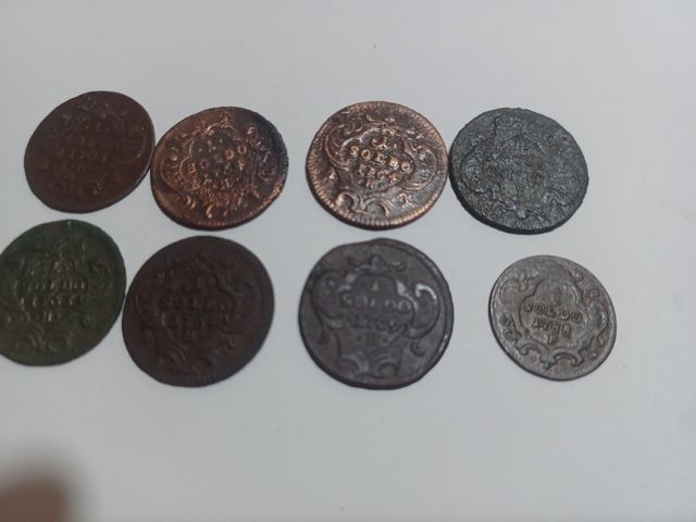 8 Monete antiche - Soldi