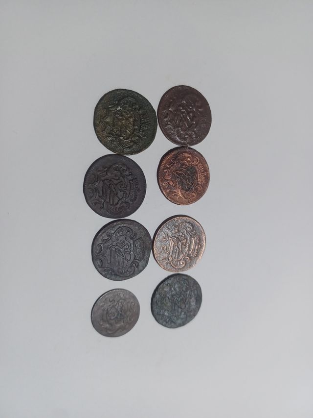 8 Monete antiche - Soldi