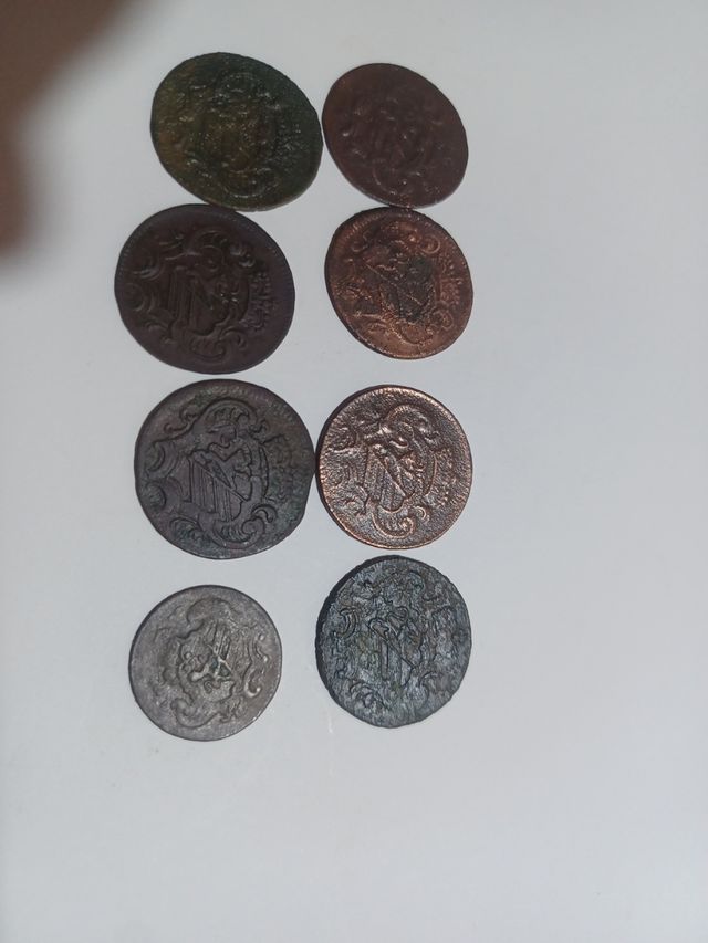 8 Monete antiche - Soldi