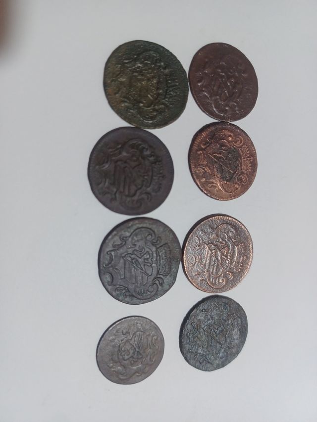 8 Monete antiche - Soldi