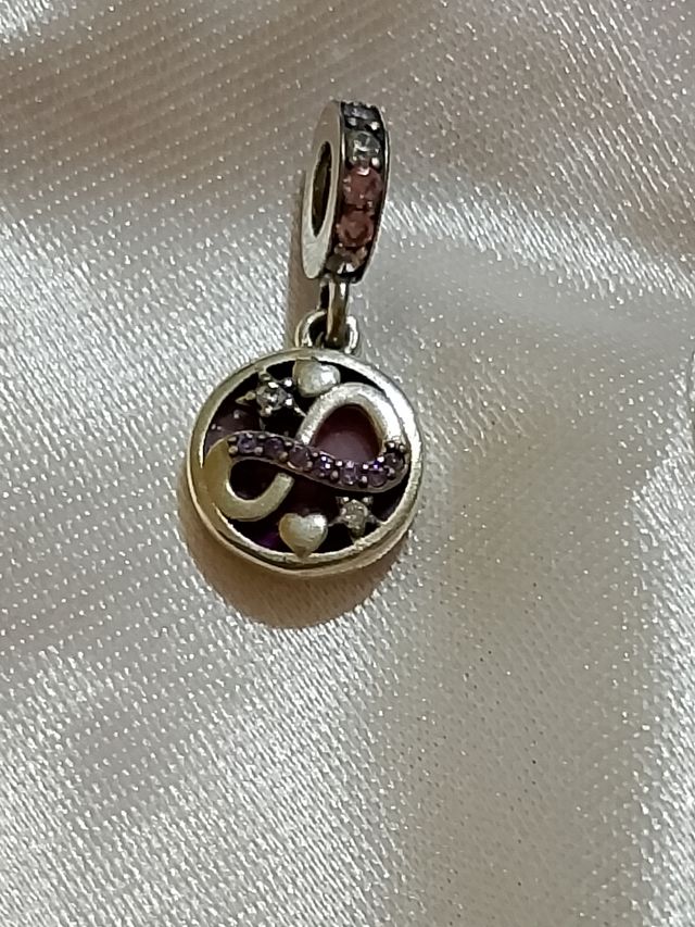 6 Charm Argento Multicolore