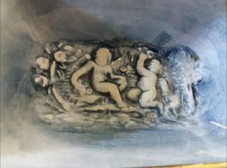 Cenicero y mechero Capodimonte