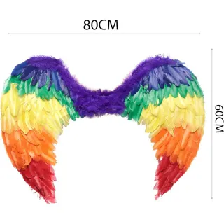 Alas Arcoíris Plumas - Orgullo LGBTQ+