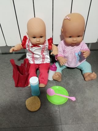 2 Muñecas Bebés - Juguete