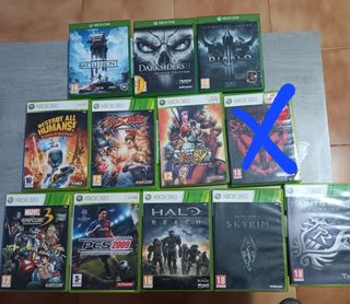 Juegos Xbox 360 y Xbox One - 12 juegos 60€ todos