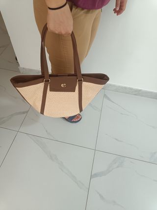 Borsa Cacharel beige e marrone