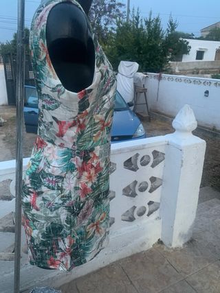 Mono corto falda pantlon estampado flores verano