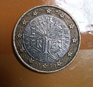 Moneda 1 euro Francia 1999