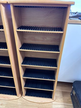 Estanterías CDs y DVDs - Madera