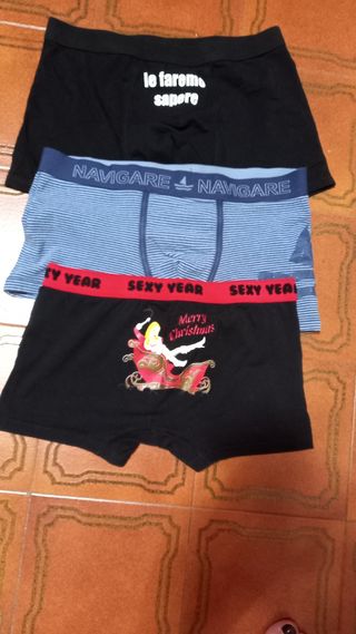 3 Boxer Uomo - Neri e Blu