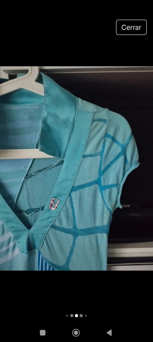 Vestido azul verano - multicolor